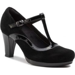 Półbuty CLARKS - Chorus Pitch 261290905 Black Combi. Czarne półbuty damskie Clarks, bez wzorów, z materiału, eleganckie, bez obcasa, na obcasie. W wyprzedaży za 189.00 zł.