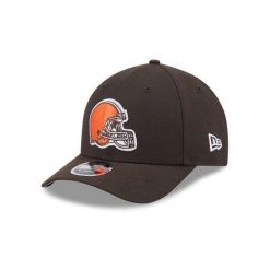 Czapka baseballowa 9forty NFL Cleveland Browns Team. Brązowe czapki męskie New Era, bez wzorów, casualowe. Za 184.00 zł.