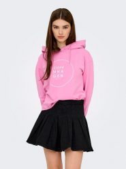 JDY Bluza w kolorze różowym rozmiar: M. Różowe bluzy z kapturem damskie JDY, m, z bawełny. Za 122.96 zł.
