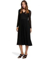 Vera Mont Sukienka w kolorze czarnym rozmiar: 40. Czarne sukienki damskie Vera Mont, bez wzorów, bez kołnierzyka, bez ramiączek, maxi. Za 130.50 zł.