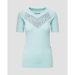 Koszulka biegowa damska X-Bionic Twyce Run Shirt SS Blue. Niebieskie t-shirty damskie XBIONIC, bez wzorów, bez kołnierzyka. W wyprzedaży za 280.00 zł.