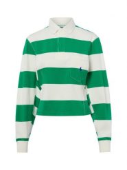 Polo Ralph Lauren Damska bluza polo Kobiety Bawełna (100%) zielony w paski, XS. Zielone bluzy bez kaptura damskie Polo Ralph Lauren, xs, z bawełny. Za 819.95 zł.