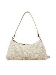 Calvin Klein Jeans Torebka Rouched Shoulder Bag LV04K3088G Écru. Torebki klasyczne damskie Calvin Klein Jeans, bez wzorów, z jeansu, bez dodatków. Za 289.99 zł.