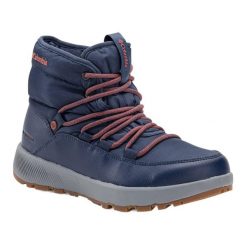 Buty zimowe damskie Columbia Solpeside Village Omni-Heat Mid. Niebieskie obuwie trekkingowe damskie Columbia, na zimę. Za 339.99 zł.