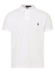 Polo Ralph Lauren koszulka polo Mężczyźni Bawełna biały, L. Białe koszulki polo męskie Polo Ralph Lauren, l, bez wzorów, z bawełny, bez ramiączek. Za 649.95 zł.