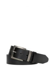 Wojas Skórzany pasek w kolorze czarnym rozmiar: 110. Czarne paski męskie Wojas, bez wzorów, z materiału. Za 115.55 zł.