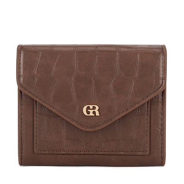 Portfel GINO ROSSI. Brązowe portfele damskie Gino Rossi, bez wzorów. Za 79.99 zł.