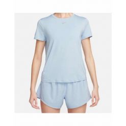 Koszulka do biegania damska Nike One Classic Dri-Fit. Niebieskie bluzki damskie Nike, s, bez wzorów, bez ramiączek. Za 149.99 zł.