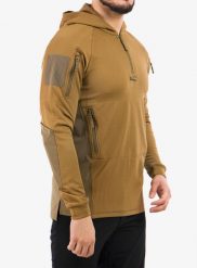 Bluza bushcraft męska Helikon-Tex Range Hoodie. Brązowe bluzy z kapturem męskie HELIKON-TEX, m, z materiału. Za 274.99 zł.