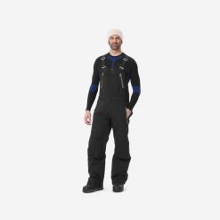 Spodnie snowboardowe ogrodniczki męskie Dreamscape SNB 900 UP. Brązowe spodnie materiałowe męskie DREAMSCAPE, bez wzorów, z materiału, sportowe. W wyprzedaży za 599.99 zł.