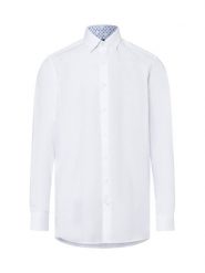 Finshley & Harding koszula biznesowa - Easy Care Mężczyźni Modern Fit Bawełna biały, 40. Białe koszule męskie Finshley & Harding, m, bez wzorów, z bawełny, bez kołnierzyka, bez ramiączek. Za 279.95 zł.