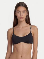 Guess Góra od bikini E5GJ11 MC040 Czarny. Czarne bikini damskie Guess, z aplikacjami. Za 269.99 zł.