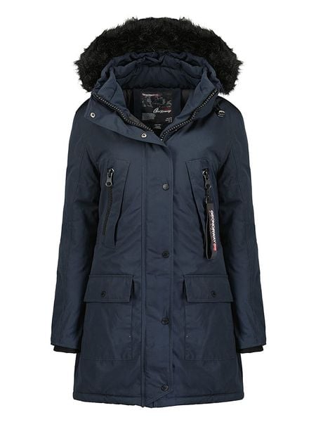 Geographical Norway Parka "Corta" w kolorze granatowym rozmiar: S. Niebieskie parki damskie Geographical Norway, s, bez wzorów. Za 348.08 zł.