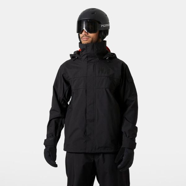 Kurtka narciarska Helly Hansen ULLR D 2.0. Czarne kurtki damskie Helly Hansen, na zimę, bez wzorów, bez kaptura. Za 1,131.85 zł.
