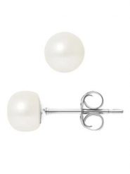 Pearline Kolczyki-wkrętki z perłami w kolorze białym rozmiar: onesize. Białe kolczyki damskie Pearline, z perłą, srebrne. Za 130.99 zł.