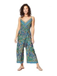 Ipanima Kombinezon w kolorze zielono-niebieskim rozmiar: 38/40. Niebieskie kombinezony damskie Ipanima, bez wzorów, bez kołnierzyka, bez ramiączek. Za 109.52 zł.