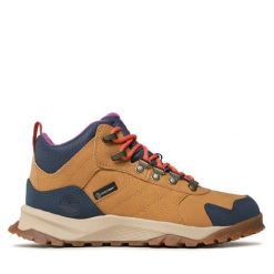 Trapery Timberland. Brązowe trapery damskie Timberland, bez obcasa. Za 799.99 zł.