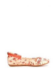 Goby Baleriny w kolorze beżowo-pomarańczowym ze wzorem rozmiar: 37. Brązowe baleriny damskie Goby, bez wzorów, z materiału, bez obcasa. Za 165.99 zł.
