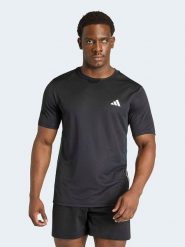 Adidas Koszulka sportowa w kolorze antracytowym rozmiar: S. Czarne t-shirty sportowe męskie Adidas, s, z materiału, bez ramiączek, outdoorowe, climacool (adidas). Za 89.26 zł.