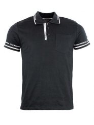 Peak Mountain Koszulka polo w kolorze czarnym rozmiar: M. Czarne koszulki polo męskie Peak Mountain, m, bez wzorów, z bawełny, bez ramiączek. Za 109.78 zł.