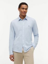 Tommy Hilfiger Koszula Mężczyźni Slim Fit Bawełna niebieski, XL. Niebieskie koszule męskie Tommy Hilfiger, m, bez wzorów, z bawełny, bez kołnierzyka, bez ramiączek. Za 409.95 zł.