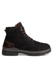 Lasocki Trapery KASTOR-03 MI24 Czarny. Czarne buty zimowe męskie Lasocki, ze skóry, bez zapięcia. Za 279.99 zł.