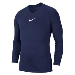 Bluza Męska Park DriFIT Base Layer Top. Niebieskie bluzy bez kaptura męskie Nike, m. Za 132.99 zł.