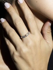 Maison héritage PARIS Złoty pierścionek "Eclat Joli" z diamentami rozmiar: 60. Żółte pierścionki damskie maison héritage PARIS, z diamentem, złote. Za 1,892.99 zł.