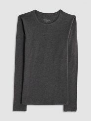 COTONELLA Koszulka w kolorze szarym rozmiar: L. Szare bluzki damskie Cotonella, l, bez wzorów, z bawełny, bez kołnierzyka, bez ramiączek. Za 34.99 zł.