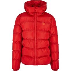 Męska Kurtka Puchowa Z Kapturem. Czerwone kurtki męskie Urban Classics, m, bez wzorów, z puchu, sportowe, z kapturem. Za 290.99 zł.