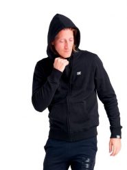 Bluza z bawełna z kaptur na czas wolny na co dzień. Zielone bluzy sportowe męskie LEONE 1947 APPAREL, m, z bawełny. Za 147.31 zł.