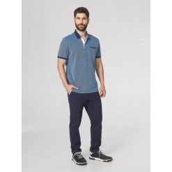 Koszulka polo męska TBS Thuanpol. Niebieskie koszulki polo męskie Tbs, m, bez ramiączek, żeglarskie. Za 319.00 zł.