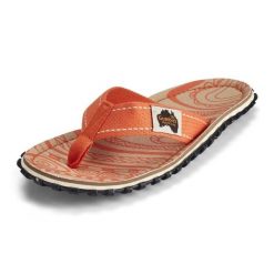 Japonki Gumbies Cairns Flip-Flops Unisex GU-FFISL130 pomarańczowe. Brązowe klapki i japonki męskie z bawełny. Za 255.14 zł.
