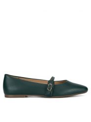 Sergio Bardi Baleriny RST-E1065-03SB Zielony. Zielone baleriny damskie Sergio Bardi, bez wzorów, ze skóry, bez obcasa. Za 229.99 zł.