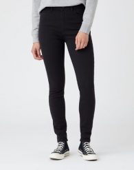 WRANGLER SKINNY DAMSKIE SPODNIE JEANSOWE JEANSY BLACK W20KB840N 112141243. Czarne jeansy damskie Wrangler. Za 189.99 zł.