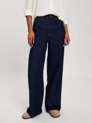 Cross Jeans Dżinsy - Flared fit - w kolorze granatowym rozmiar: 30W/34L. Niebieskie jeansy damskie Cross Jeans. Za 91.34 zł.