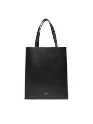 Calvin Klein Torebka Line Lthr Ns Tote 43 LV04F3000G Czarny. Czarne torebki klasyczne damskie CALVIN KLEIN, bez wzorów, ze skóry, bez dodatków. Za 699.99 zł.