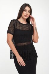 Sweter damski z frędzlami JOSEPH RIBKOFF. Swetry klasyczne damskie Joseph Ribkoff, m, bez kołnierzyka. Za 689.00 zł.