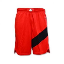 Spodnie koszykarskie męskie Nike Toronto Raptors Swingman. Czerwone szorty męskie Nike, bez wzorów, z materiału, sportowe. Za 387.00 zł.