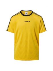 Adidas Originals T-shirt - żakardowy dżersej Mężczyźni żółty, S. Żółte t-shirty męskie adidas Originals, m, bez wzorów, z dżerseju, bez kołnierzyka. Za 169.95 zł.