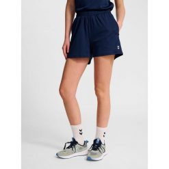 Szorty damskie Hummel Pulse. Niebieskie spodenki sportowe damskie HUMMEL, na fitness i siłownię. Za 144.50 zł.
