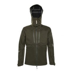 Kurtka przeciwdeszczowa męska Fjällräven Keb Eco-Shell. Zielone kurtki męskie Fjällräven, l, bez wzorów, sportowe, bez kaptura. Za 1,999.00 zł.