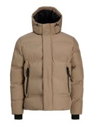 Jack & Jones Kurtka zimowa Fusion 12285919 Beżowy Regular Fit. Brązowe kurtki męskie Jack & Jones, na zimę, m, bez wzorów, z syntetyku, bez kaptura. Za 269.99 zł.