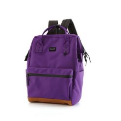 Plecak wodoodporny Himawari 124 fioletowy. Fioletowe plecaki damskie Peterson, bez wzorów, z materiału, biznesowe. Za 169.99 zł.