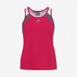 Koszulka tenisowa dziewczęca bez rękawów Head Club 22 Tank Top. Białe koszulki dziewczęce HEAD, bez wzorów, bez ramiączek. Za 120.00 zł.
