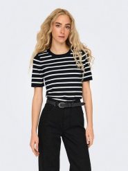 ONLY Sweter w kolorze czarnym rozmiar: XL. Czarne swetry klasyczne damskie Only, xl, bez kołnierzyka. Za 96.60 zł.