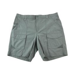 Second life - Spodenki męskie Columbia Omni-Shade Cargo - Jak nowy. Szare szorty męskie Columbia, bez wzorów, z materiału. Za 106.46 zł.