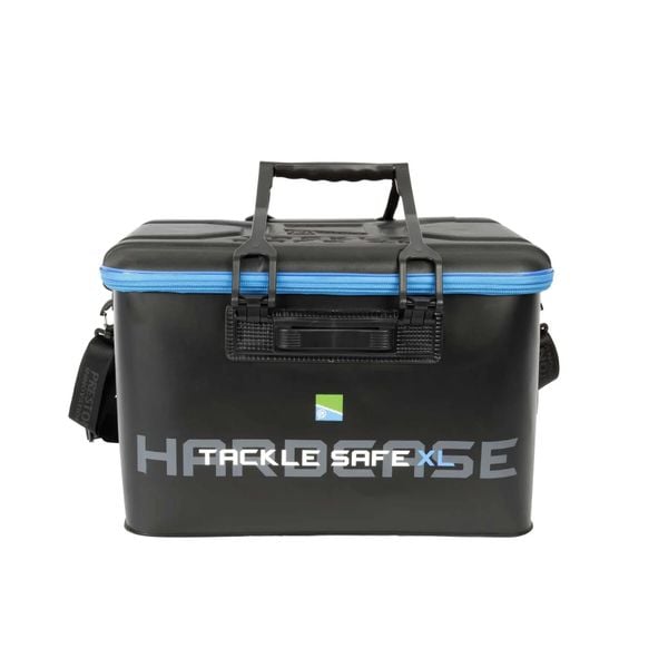 Torba na ramię Preston Tackle Safe. Czarne torby męskie na ramię PRESTON INNOVATIONS, bez wzorów, z materiału, na ramię, duże. Za 478.00 zł.