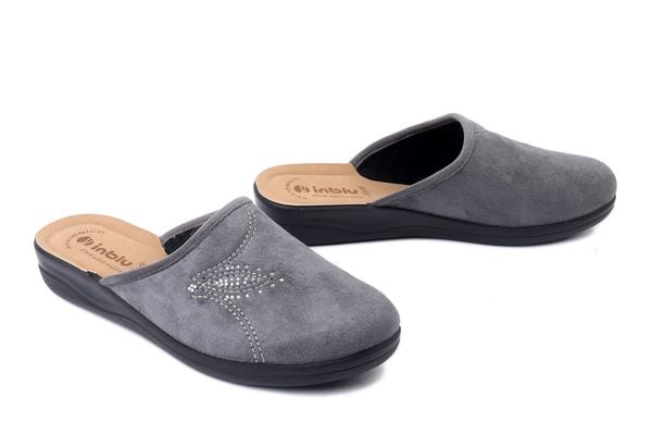 INBLU CF-48 025 szary, kapcie damskie. Szare kapcie damskie Inblu. Za 60.02 zł.