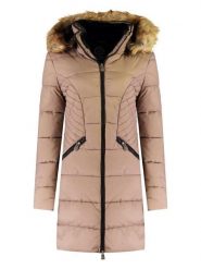 Canadian Peak Parka "Akapeak" w kolorze szarobrązowym rozmiar: S. Brązowe parki damskie Canadian Peak, s, bez wzorów. Za 268.55 zł.